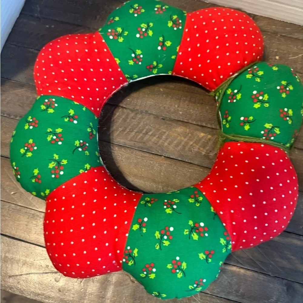 Festive Santa and Wreath Home Accent Set